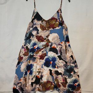 Entro Brand Lg multi-colored rayon spaghetti tank